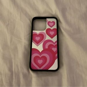 Mirror heart iPhone 14 pro max phone case